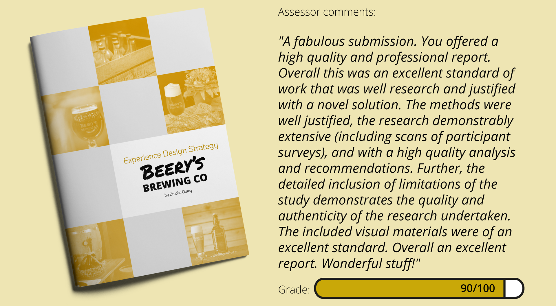 Assessor comments