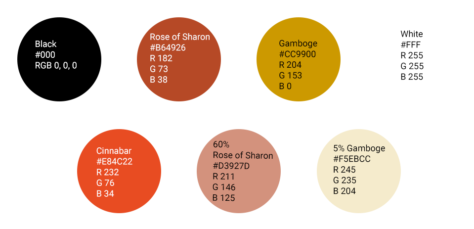 Colour palette